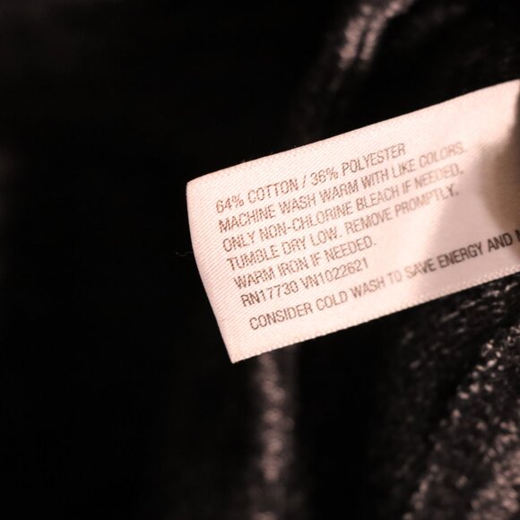 Merona Black and gray mottled long sleeve oversized turtleneck sweater Medium, - Picture 8 of 9